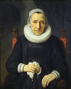 Ritratto di una vecchia donna, 1651